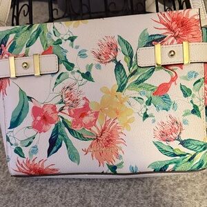 Liz Claiborne Floral Multicolor Shoulder Bag